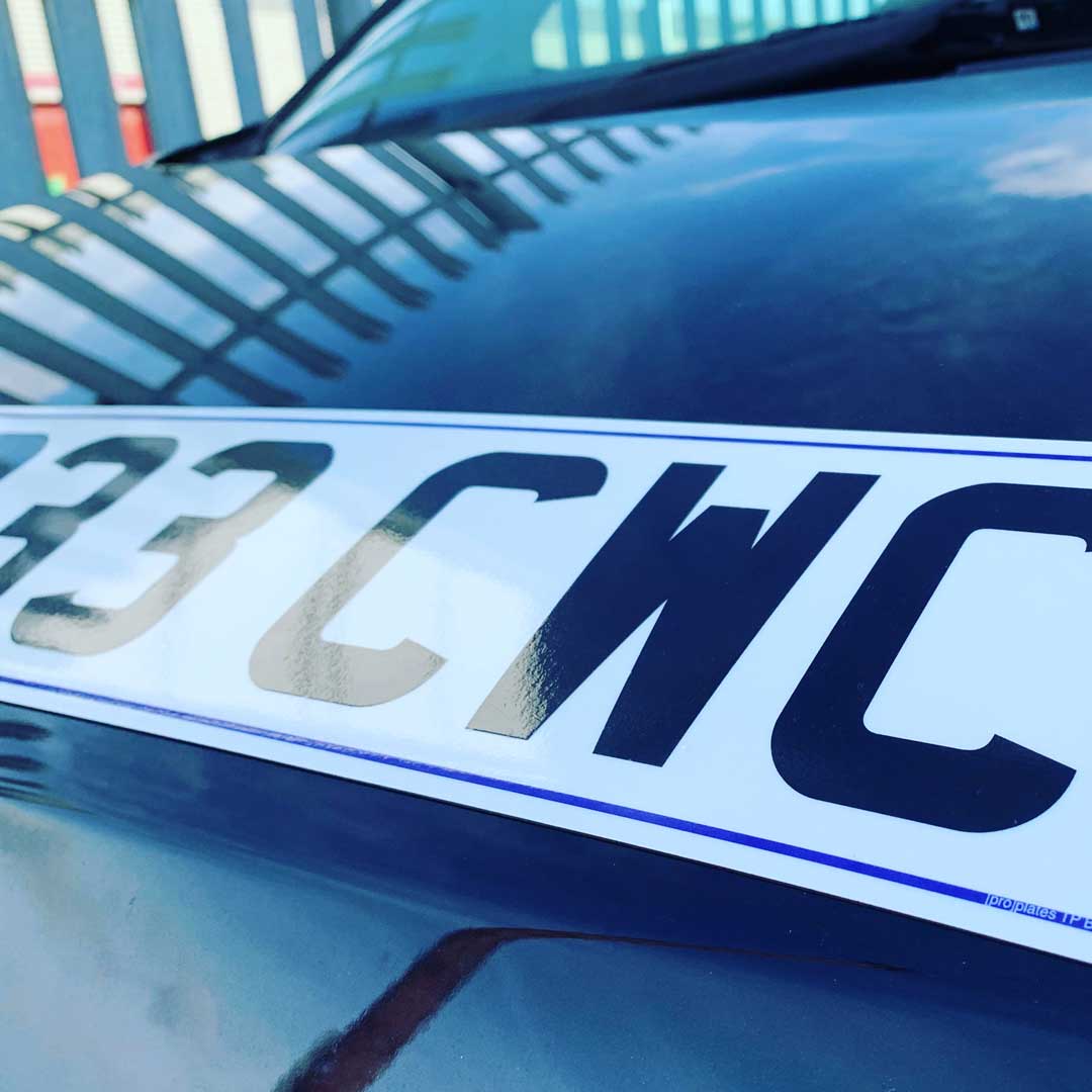 Custom size Magnetic Number plates