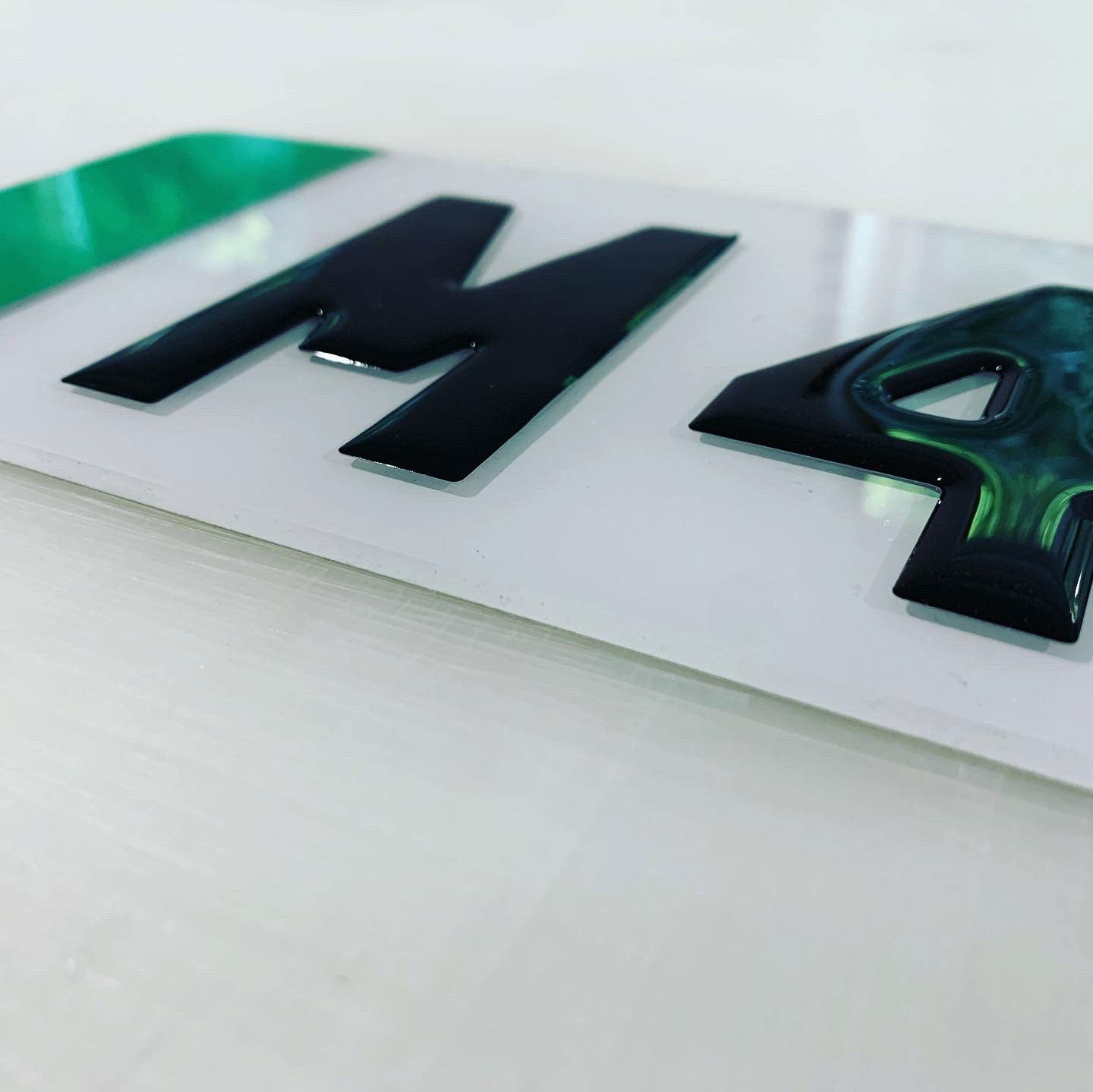 Electric Vehicles GEL Number plates