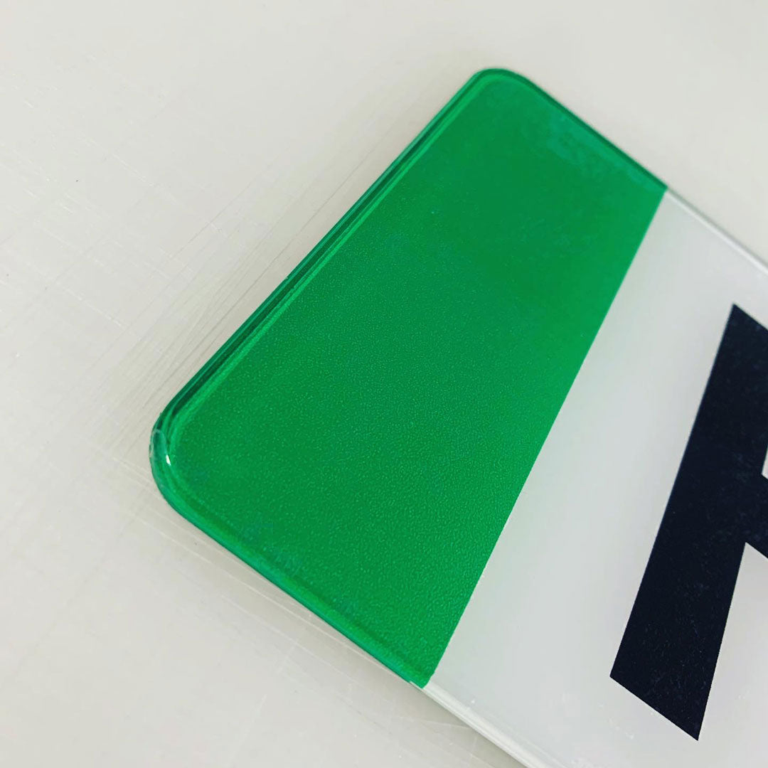Acrylic Car number plates