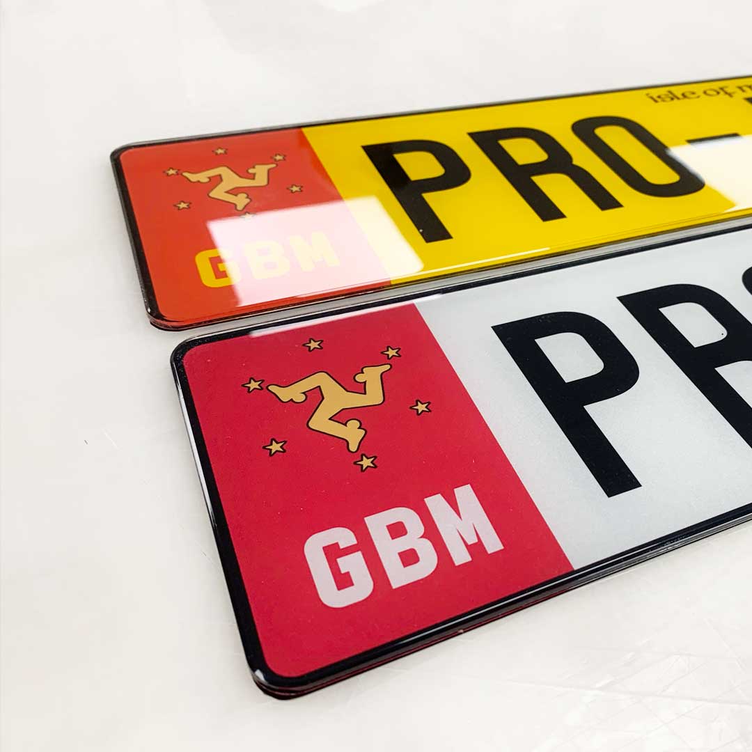 Manx car number plates
