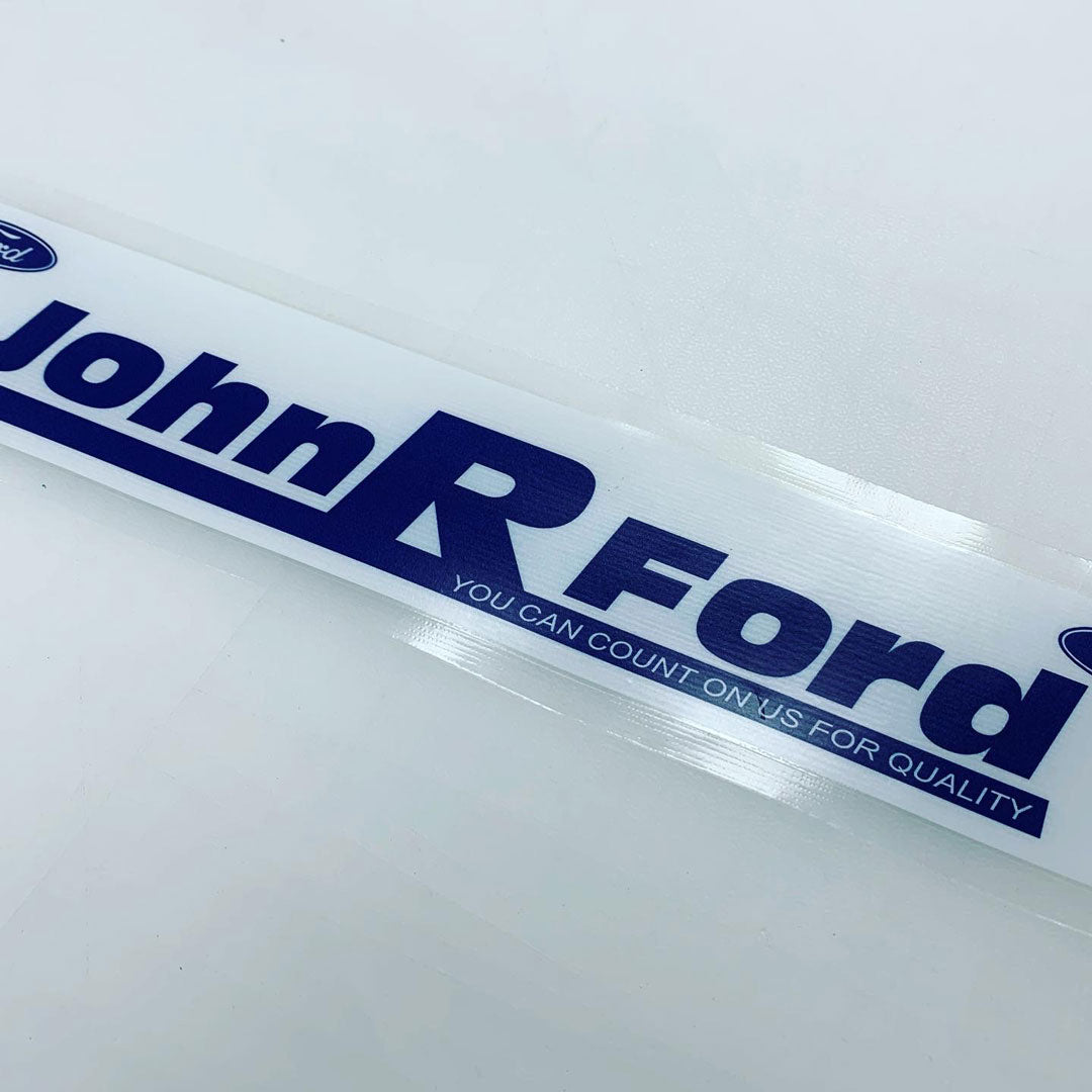 Custom Dealership Car window stickers 