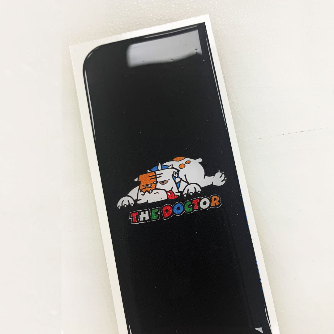 Custom gel badge identifiers for car number plates