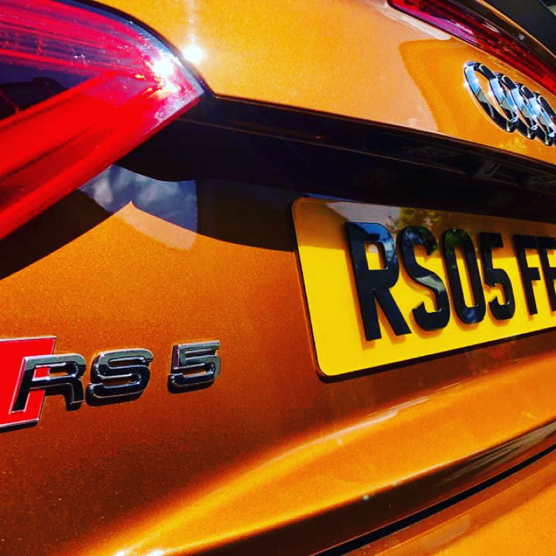 UK Legal 4d number plate