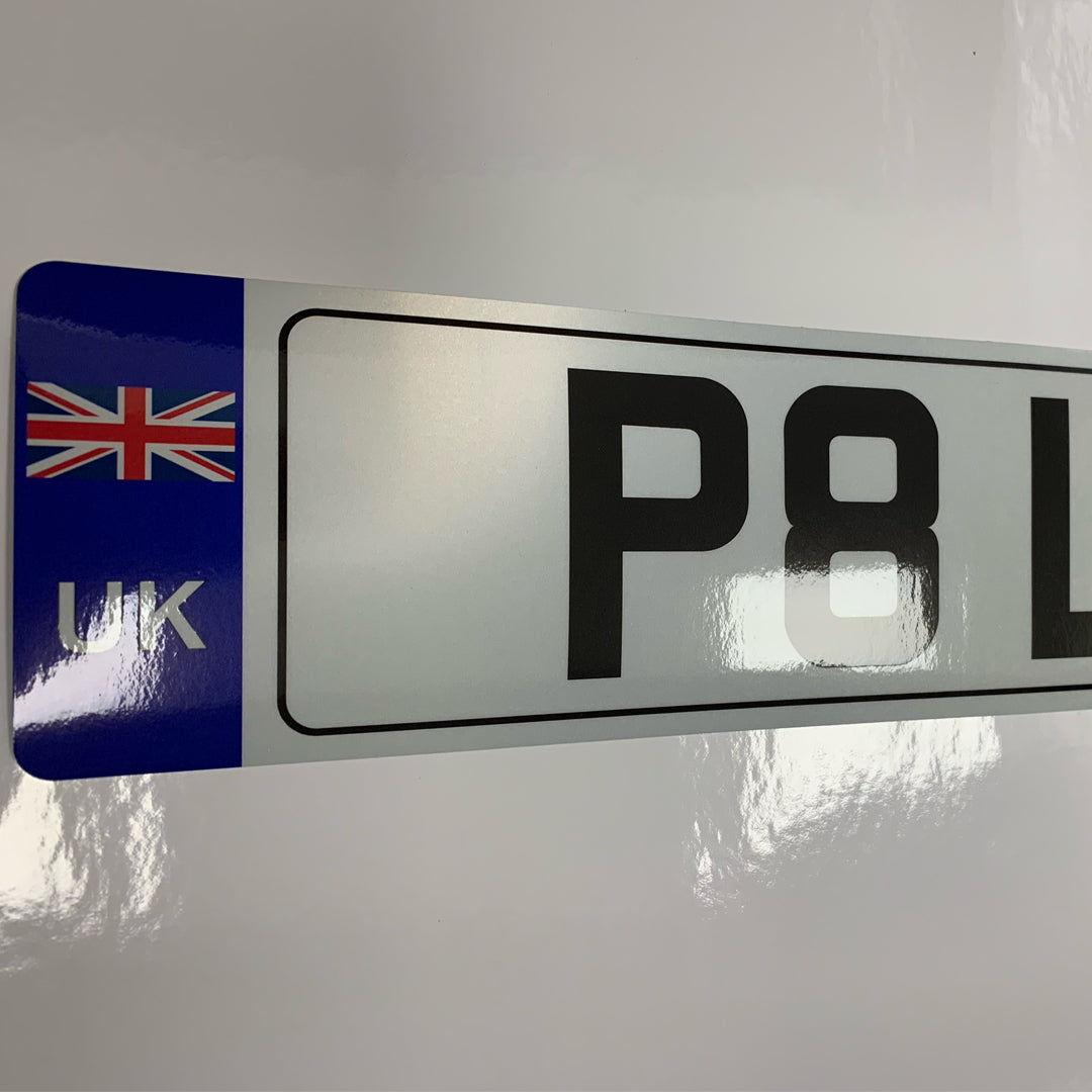 Vinyl Uk Sticker number plates