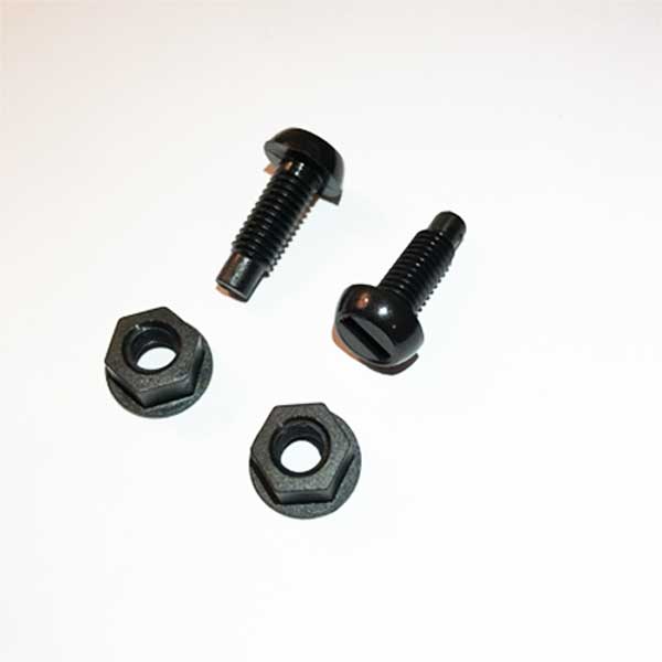 Black Bolt Fixing Screw for number plates