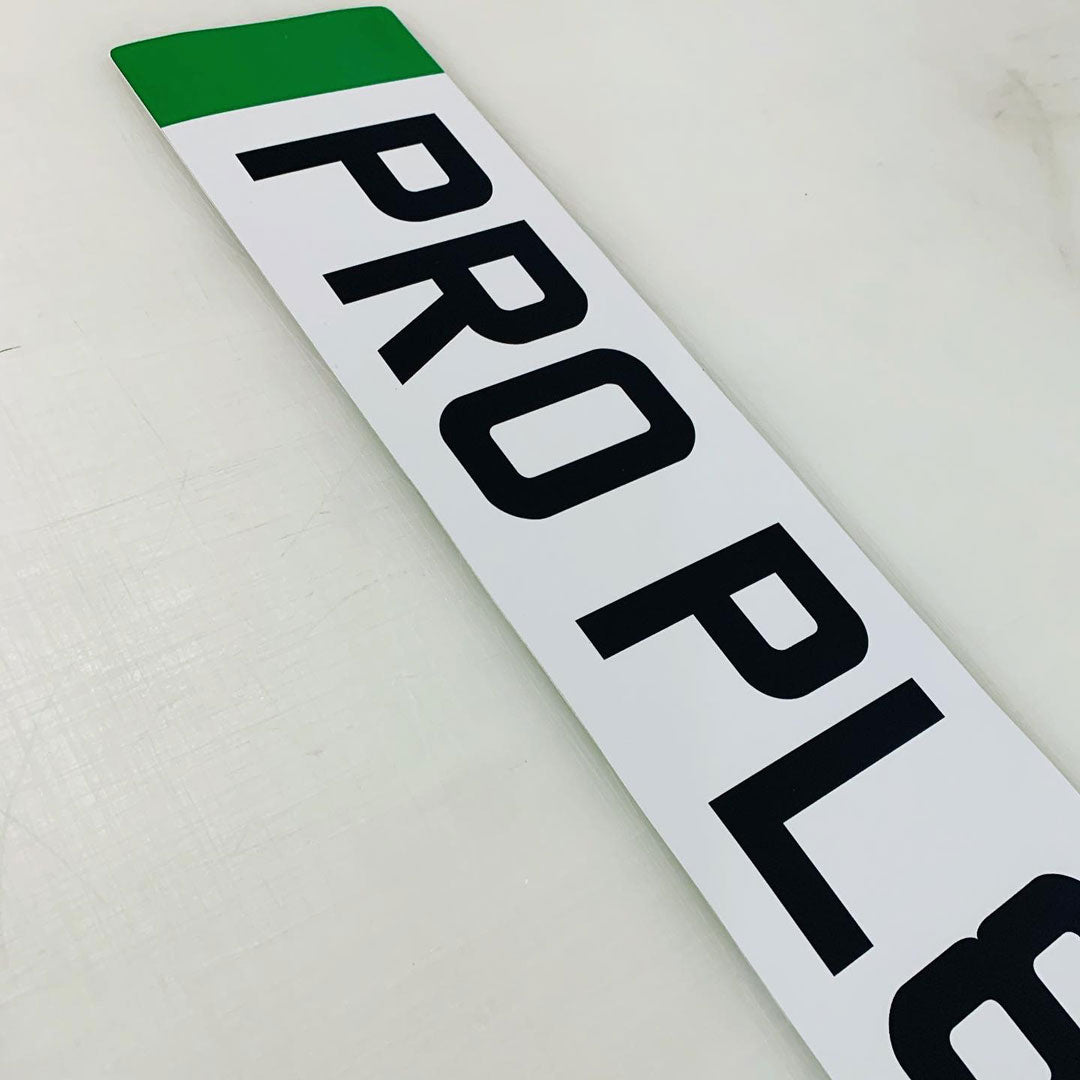 Stick On Number Plates Free Shipping Pro Plates