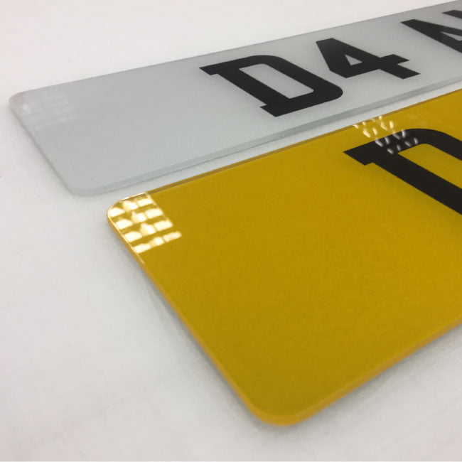 Road legal Number plates