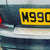 Rear Magnetic Number Plates