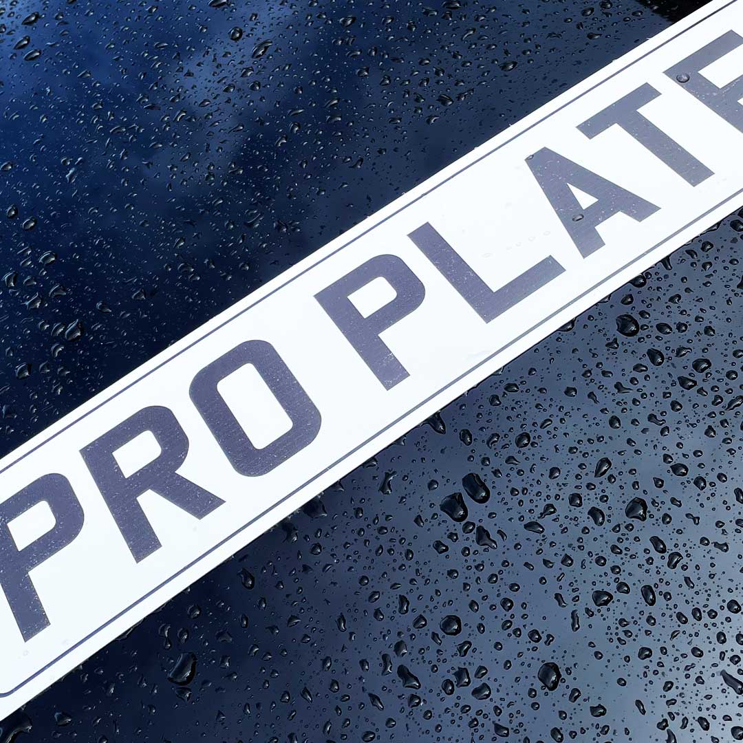 Removable Magnetic number plate