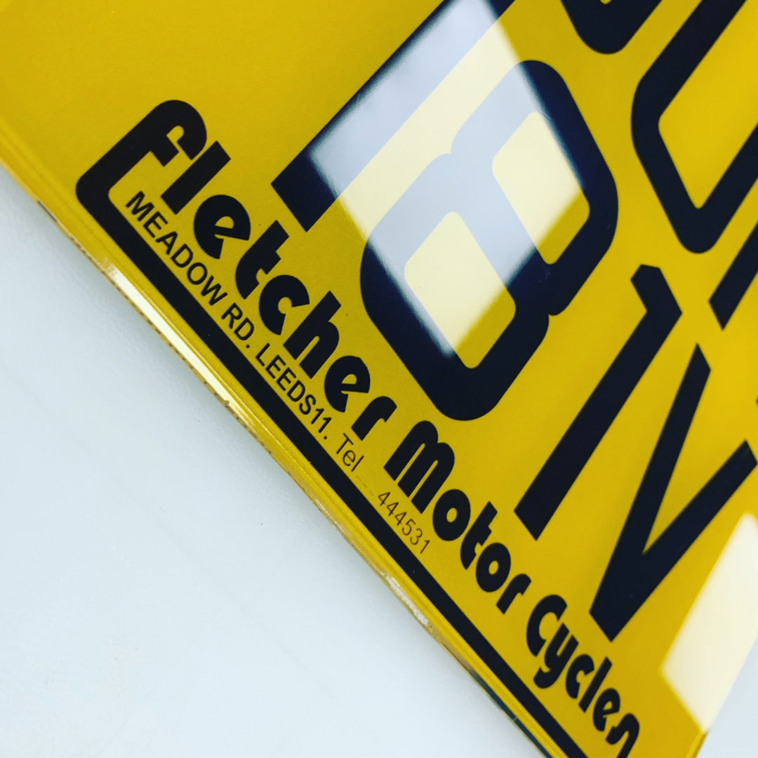 Dealer Replica motorcycle plates