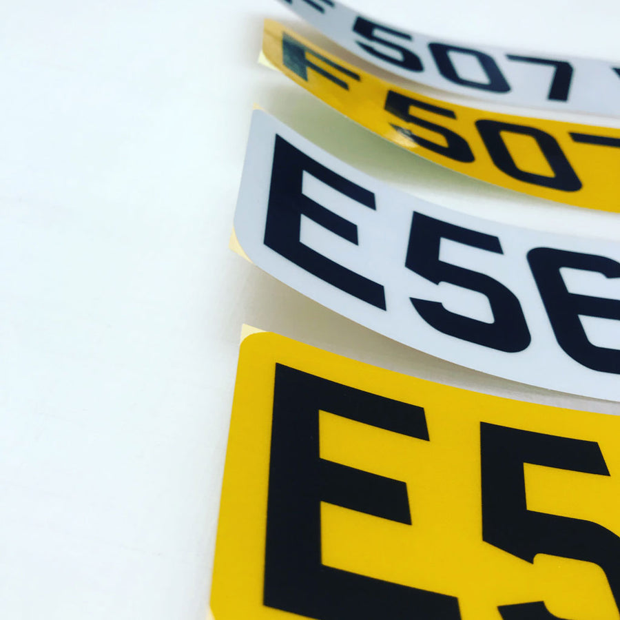 Stick On Number Plates Free Shipping Pro Plates