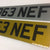 Tinted Number Plates