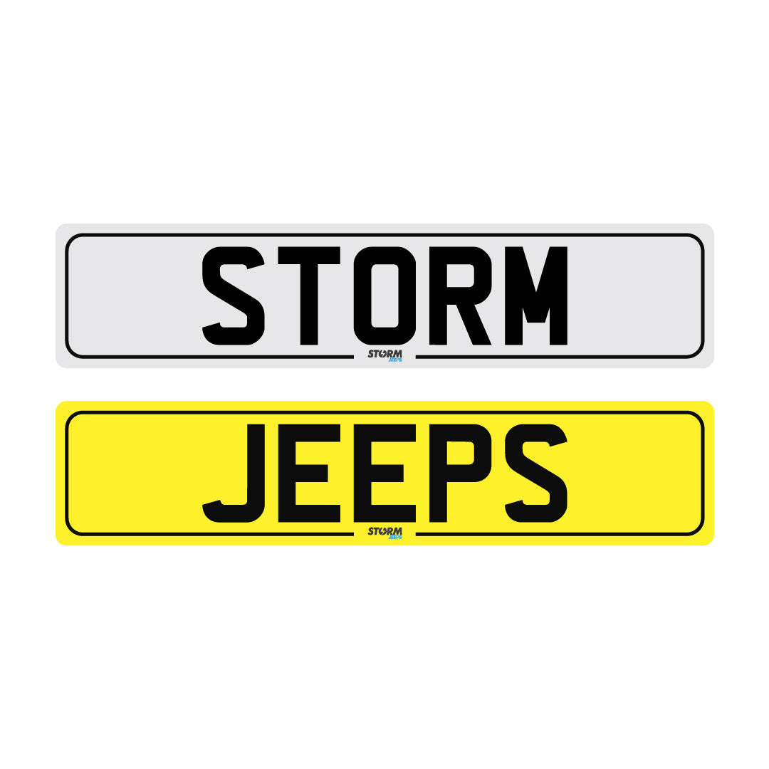 Client Number Plates