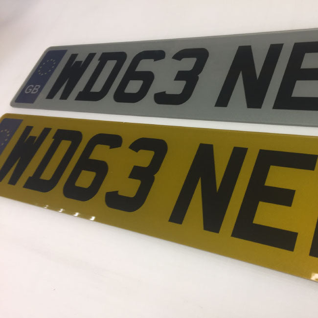Tinted GB Show Plates