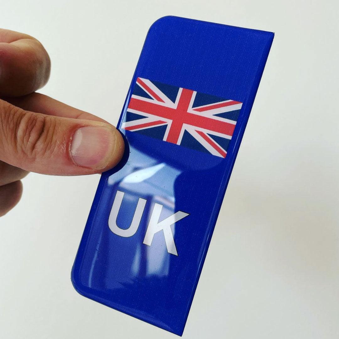 UK Gel Car Travel badge